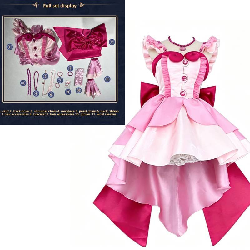 Nirga Melodija Nanami Luchia Cosplay Tērps