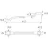 Lobtex Box Wrench OW2632 Double-ended