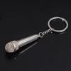 Bag Charm Microphone Pendant Microphone Keychain Simulation Microphone Keyring Microphone Key Ring