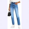 Moda Feminina Europeia e Americana Tendência Verão 2026 Calça Jeans Reta
