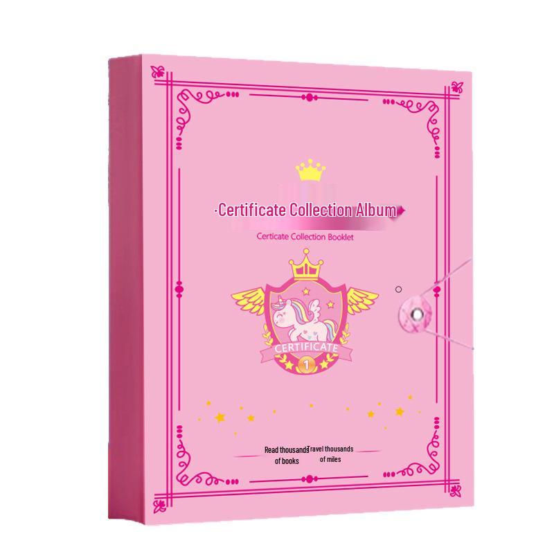 Wall-Mounted Honor Certificate Display & Storage Book for Students