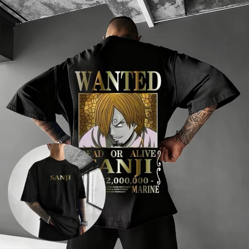 One Piece Anime Sanji T Shirt 2026 Summer Men Women Cotton Short Sleeve Graphic Tee Streetwear Casual Tops Cosplay Y2k Clothes