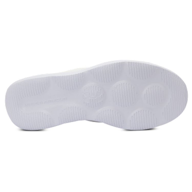 Under Armour Runplay Comfortable Synthetic Leather Low-Top Training Running Shoes Men Sneakers White 3024870-106