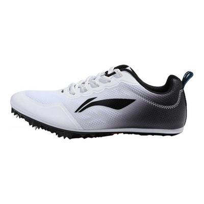 Li Ning Friidrett Sprint Anti-Sklisikker Lavsko Profesjonelle Pigger Løpesko Unisex Sko Hvit Svart LJJO118-6