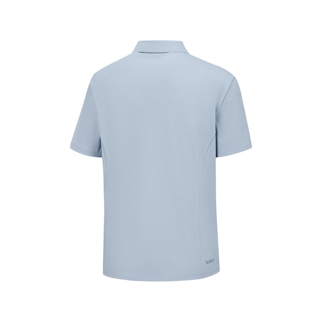 Skechers Knit Moisture-Wicking Quick-Dry Pullover Polo Shirt Women Tops P226W177-02F2