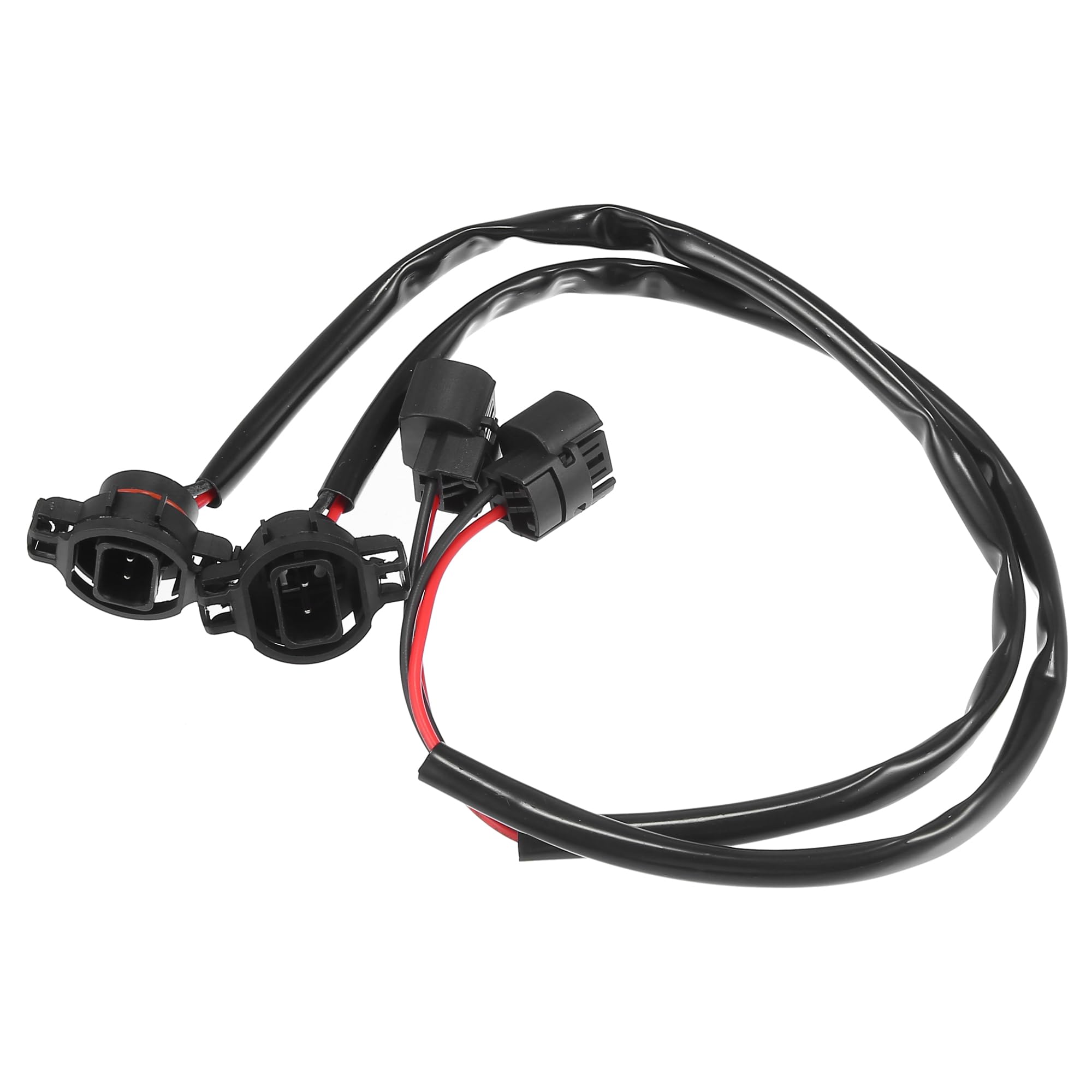 

A ABSOPRO Extension Adapter Wire Harness 5202/H16 Male to Female 0.5m Length LED Fog чорний
