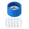 1/2/3/4/5/6 Set Vattenfilter Kopplingskit Vandring Camping 28mm Utvändig Gänga Vattenfilter Standard Plastflaskor Filtrering Rengöring Kopplingar