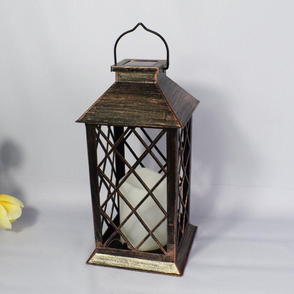 Waterproof Hanging Lantern Flickering Flameless Outdoor Garden Light Backyard Porch Terrace Lawn