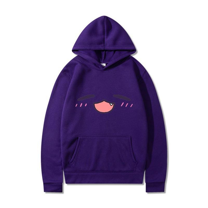 Tako Takodachi Face Hoodies Anime Hololive Hoodies Men's and Women's Sweatshirts