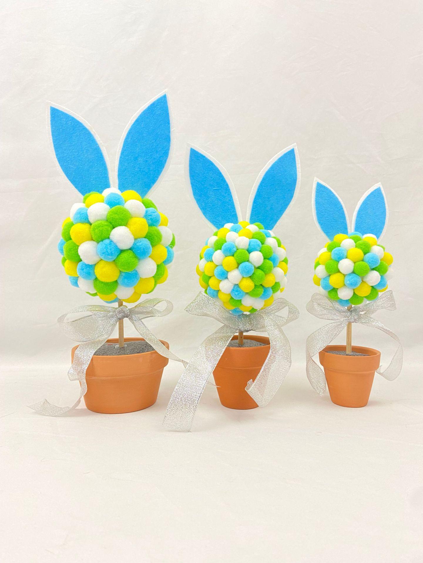 Jellycat Easter Floral Bunny Plush Toy 22cm Small небесно-голубой