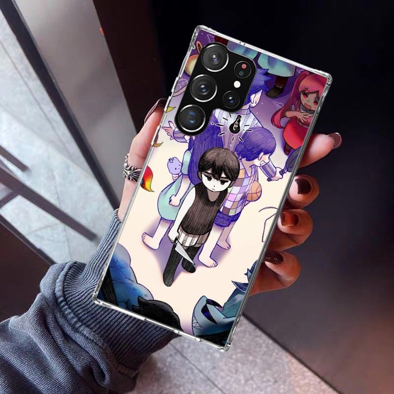Game O-Omori Cartoon Phone Case For Samsung Galaxy S23 S24 S25 Edge S26 Ultra S22 + S21 Plus S20 FE Cover Silicone Print Shell G