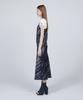 Meuameu [Essential] Signature Pattern Sleeveless Midi Dress