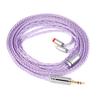 Cabo Tripowin Zonie 16 Fios Banhado a Prata Cabo de Fone de Ouvido SPC QDC MMCX 2 PINOS para KZ ZS10 PRO C16 C12 BL03