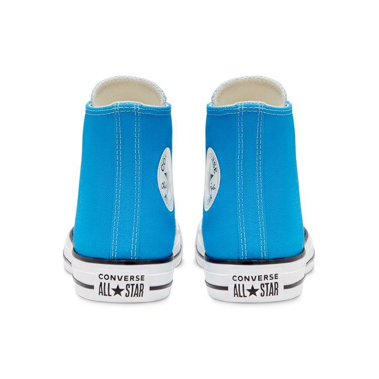 Converse Chuck Taylor All Star Comfortable Versatile Non-Slip Durable High-Top Canvas Shoes Unisex Sneakers Sky-Blue 168574C