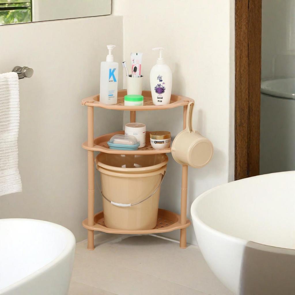Multi-layer Storage Rack for Kitchen and Bathroom