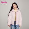 DEESHA Girls' Plaid Down Jacket
