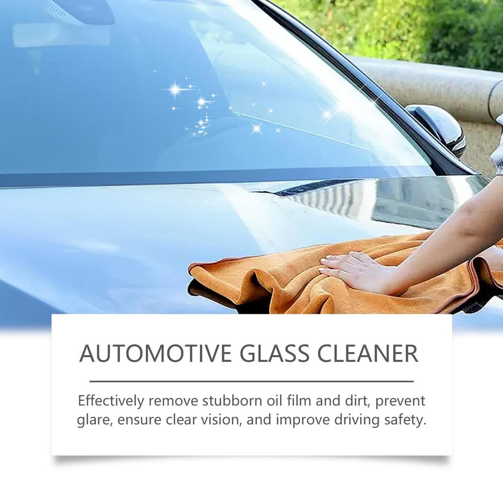 Homonth Auto Glass Cleaner Auto Glass Stain Remover Waterproof Cleaning Car Window Rainproof Clear Vision