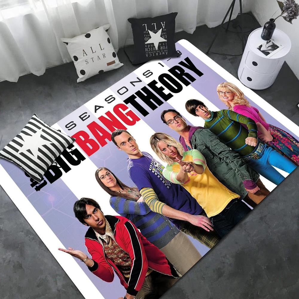 The Big Bang Theory Bathroom Mat Retro Multiple Choice Living Room Kitchen Rug Non-Slip Bedside Mats