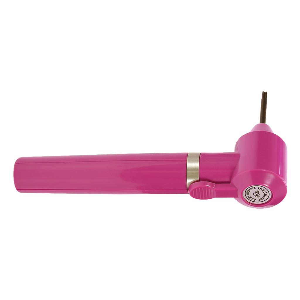 Electric Tattoo Pigment Ink Mixer Color Blender Machine with 5 Mixing Sticks (Pink)