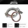 304 Stainless Steel KF16-KF50 Vacuum Quick-Release Clamps & Flanges