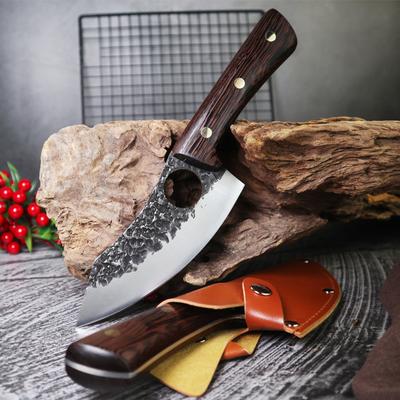 Geschmiedetes Ausbeinmesser, Küchenmesser, scharfes Kochmesser, Spezialmesser zum Schlachten