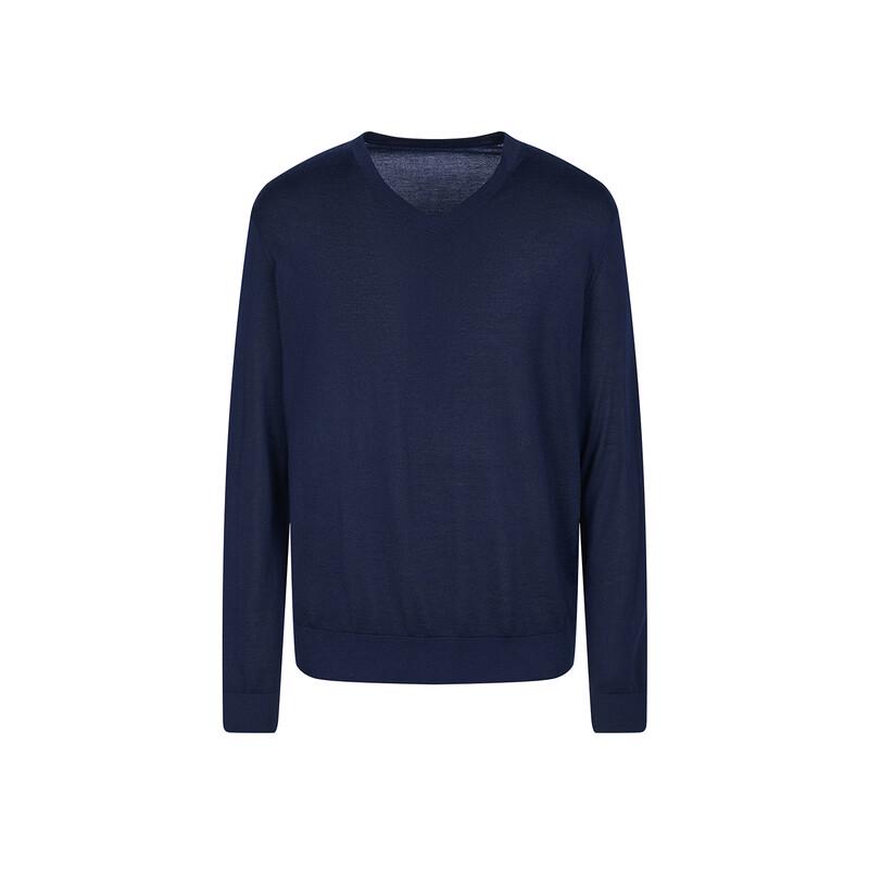CROQUIS Men's 2026 Spring Slim Fit V-Neck Long Sleeve Knit Sweater