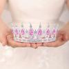 Baroque Crystal Round Tiaras And Crowns Headband For Women Party Bridal Wedding Hair Accessories Jewelry Crown Tiara Headband