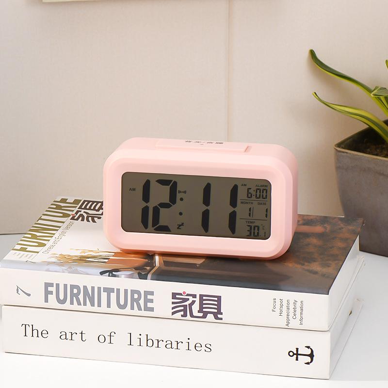 Smart Clock Alarm Clock Temperature Edition Calendar Group Alarm Clock Smart Timekeeping Creative Gifts Electronic Alarm Clock