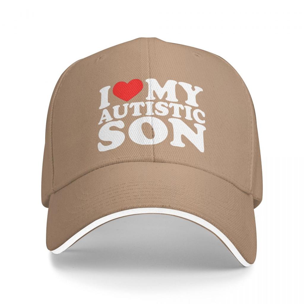 I Love My Autistic Son Baseball Cap Awareness Unisex Unisex Hip Hop Hats Sports Baseball Caps Gift