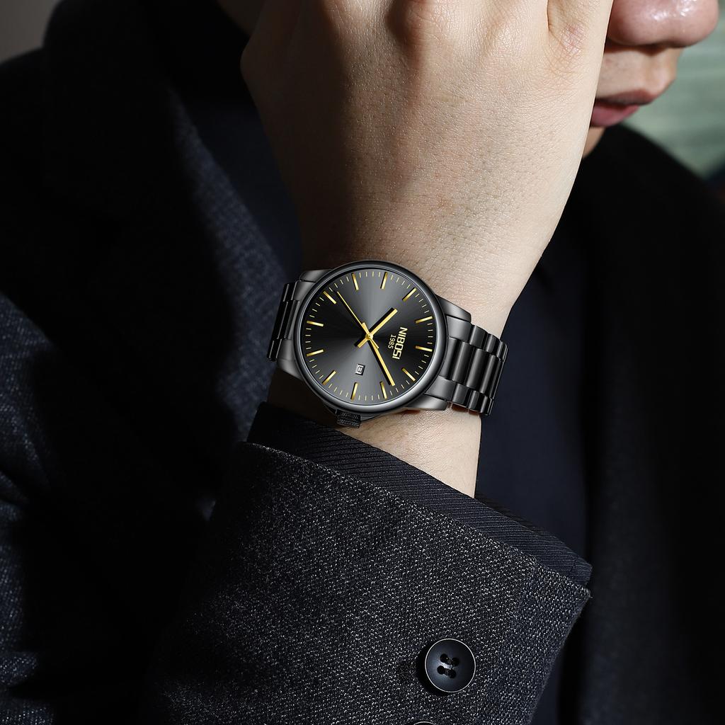 Fashion Brand Men'S Watch Simple New Waterproof Calendar Quartz Watch Live Broadcast Explosion