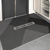 French Kitchen Floor Mat Leather Waterproof Oil-proof Foot Mats PVC Home Corridor Entrance Doormat Non-slip Dirt-resistant Rug