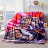 K-pop Group Poses Blanket Flannel Blanket for bed, sofa, Camping, Hiking, Picnic Essentials, gift for family Fan gifts