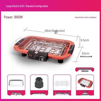 Jun Ding Ying Großer Elektrischer BBQ-Grill