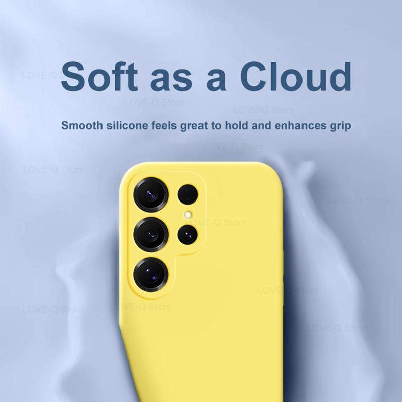 Pro S25 Ultra Plus Pouzdro Silikonové Pouzdro na Telefon pro Pro Samsung Galaxy S25 S24 S23 S22 Ultra Plus Pouzdra Ochranný Kryt Kamery