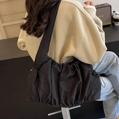 Nylon Stofftasche Damen Tragetasche Große Kapazität Sommer 2024 Neu All-Match Ins Ein Schultertasche für Studenten Tasche Dame Handtasche