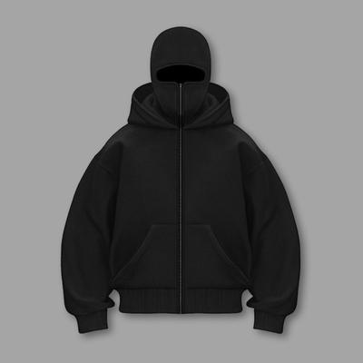 Winter Warm Hoodie Coat Unisex Double Hooded Solid Color Casual Jacket Loose Fit Thick Warm Sweatshirt Coat