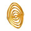 Modern Swirl Rotation Adjustable Open Ring Stainless Steel Fashion Open Vortex Ring Jewelry Comfortable Wear Daily