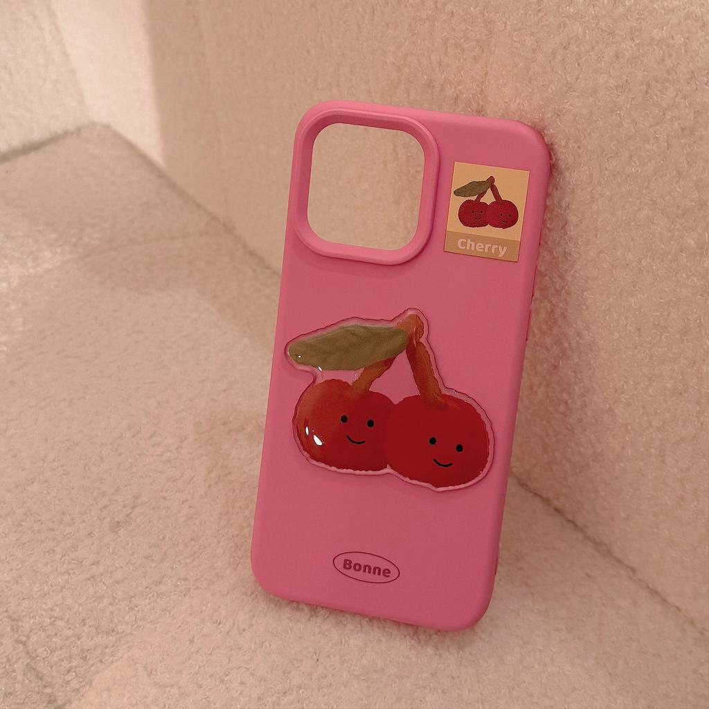 Cute Ins Dessert Cake 17pro Max Apple 16 Mobile Phone Case Silicone Iphone14 Suitable for 13 Three Dimensional Soft