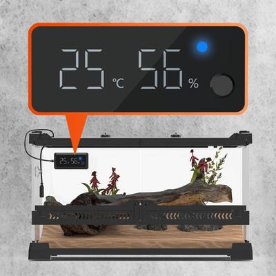 Reptile Temp And Humidity Gauge Digital Hygrometer Humidity Gauge Digital Reptile Temp and Humidity Gauge Hygrometer for Reptile