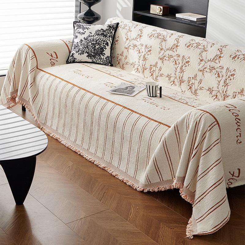Anti-Scratching Sofa Cover Towel Full Covered Chenille Sofa Cover All-Inclusive Universal Dustproof Four Seasons Universal Sofa Cushion