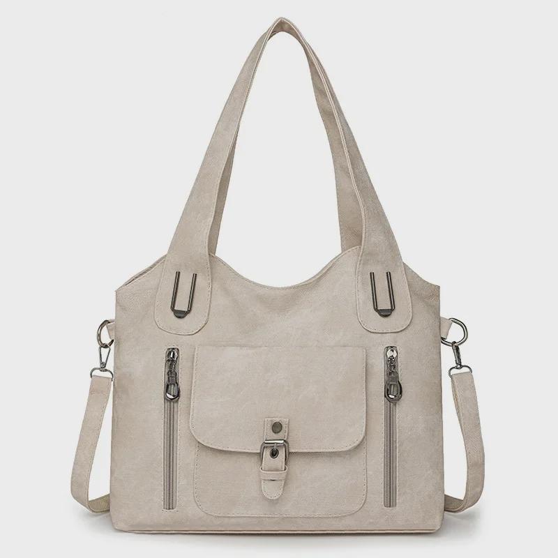 Women's Large Capacity Retro Shoulder Messenger Handbag