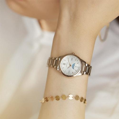 CITIZEN XC (daichi collection) EE1004-57A (Light-powered Eco-Drive radio-controlled watch, water resistant for everyday use, women's, pink) Citizen ra