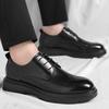 Fashion Summer New Perforated Lightweight Lace Up Comfortable Casual Leather Shoes Fashion Brand Men's Blok Carved Casual Oxford Shoes