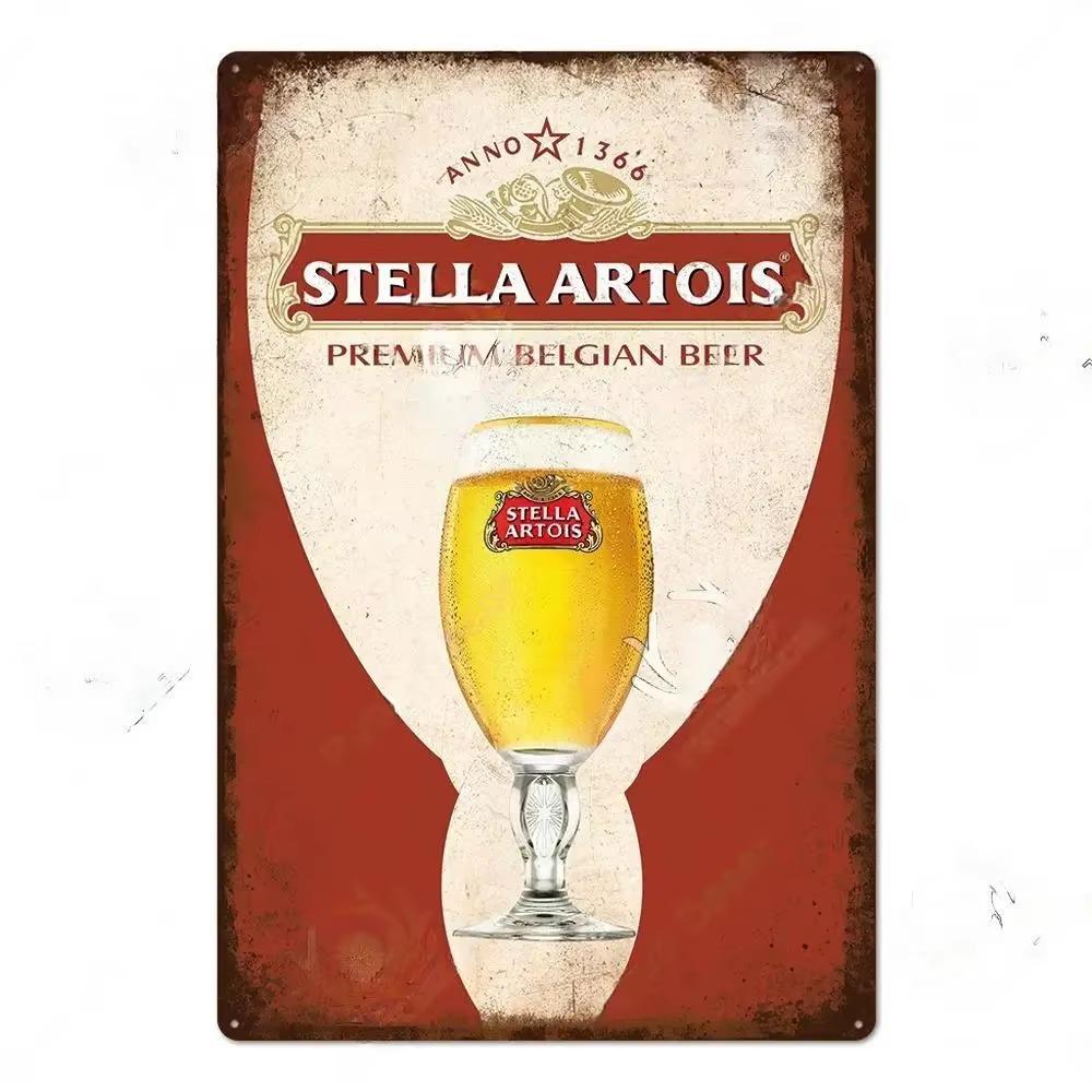 Plechová cedule Značka piva Kovová cedule Dekorativní nástěnná cedule pro hospodu Kuchyň Bar Klub Vintage Retro styl Domácí dekorace