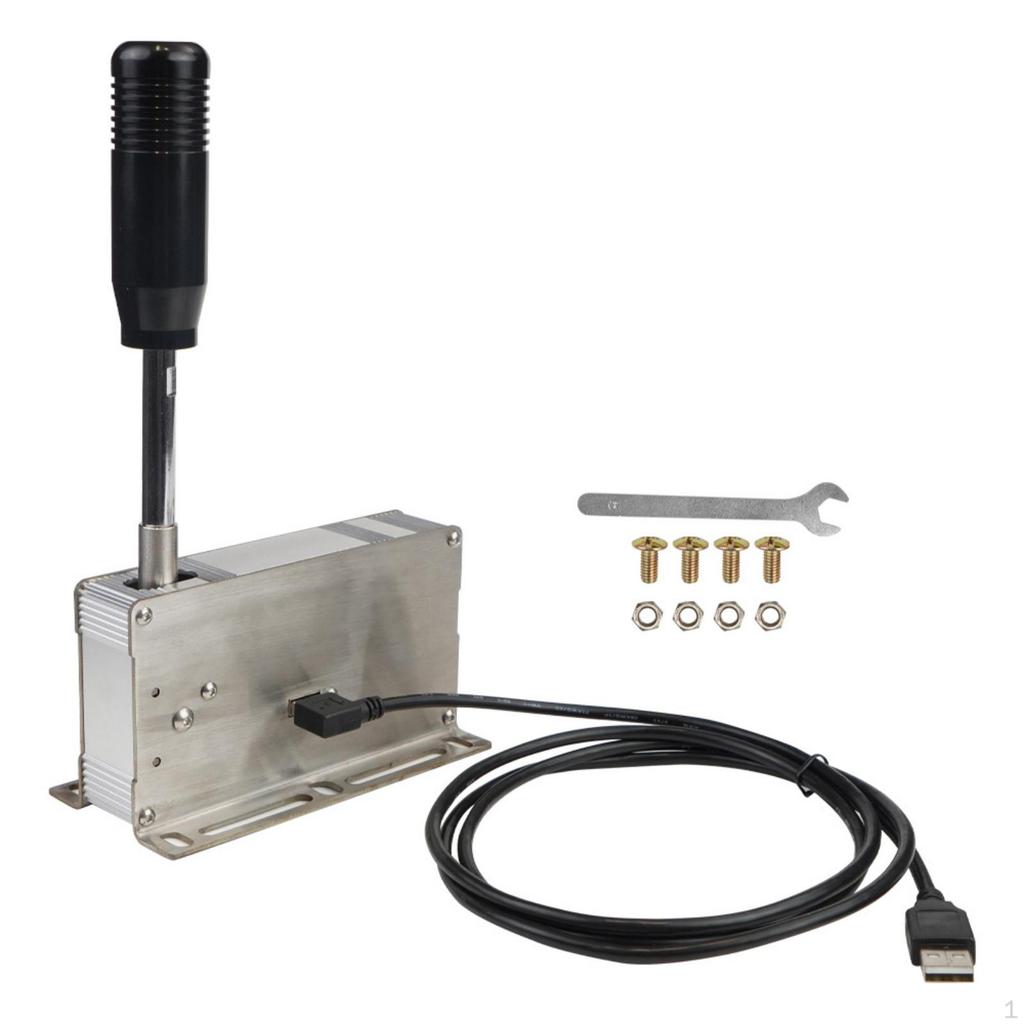 Sequential Shifter Realistic PC with USB Cable Metal Controller for Sim Racers, Users, Desk