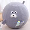 Large Round Ball Yoga Ball Pillow Plush Toy Doll Panda Crocodile Doll