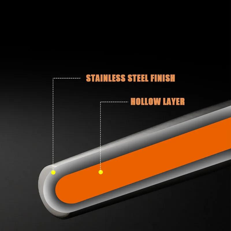 1 STÜCKE Haushalt Edelstahl Nudelholz Knetwerkzeug Haushaltsbackstock Roll Knödel Haut Nudelholz Mehl Maschine