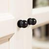 10/20pcs Solid Matte Black Knobs, 0.710.94 Inch Kitchen Cabinet & Dresser Pulls with Two Sizes Screws