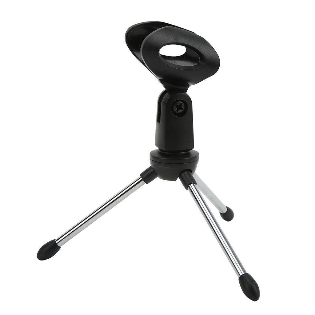 Desktop Microphone Mic Stand Holder Bracket Adjustable Table Microphone Holder with Mic Clip for Conference Live