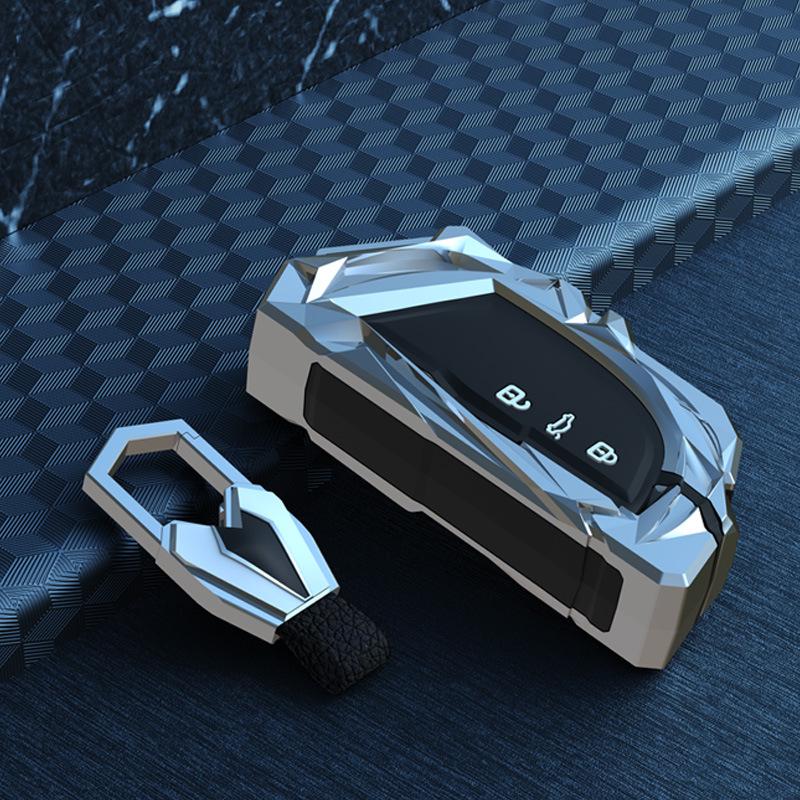 Volkswagen Key Case for Magotan, Passat, Tiguan L, Sagitar, Tayron, CC, Lavida - Trendy Car Shell Buckle Bag.